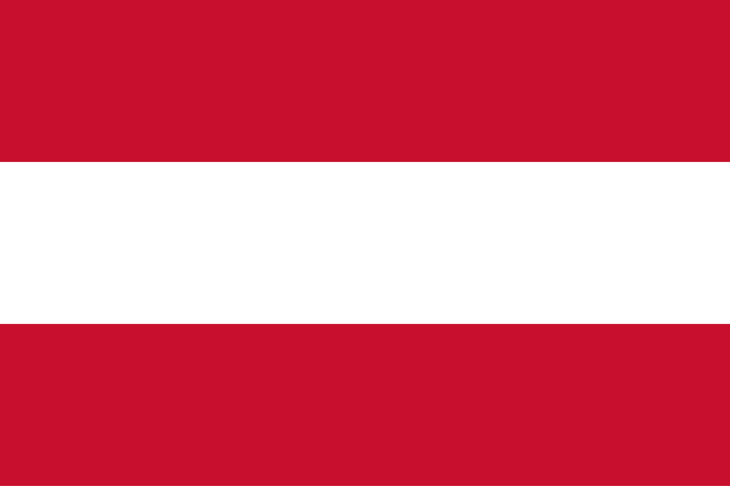 Flag of Austria - The national flag of Austria is a triband in the following order: red, white, and red.