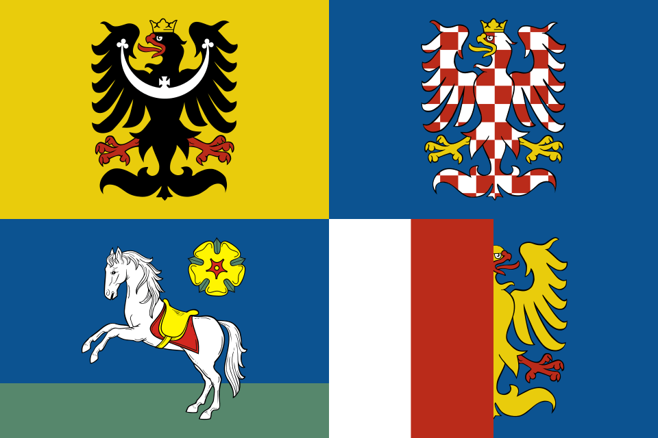 Flag of Moravskoslezský kraj