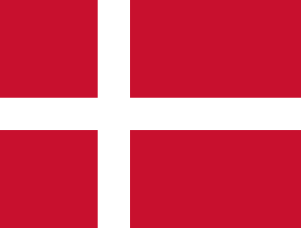 Flag of Denmark - The Dannebrog is the flag of Denmark.