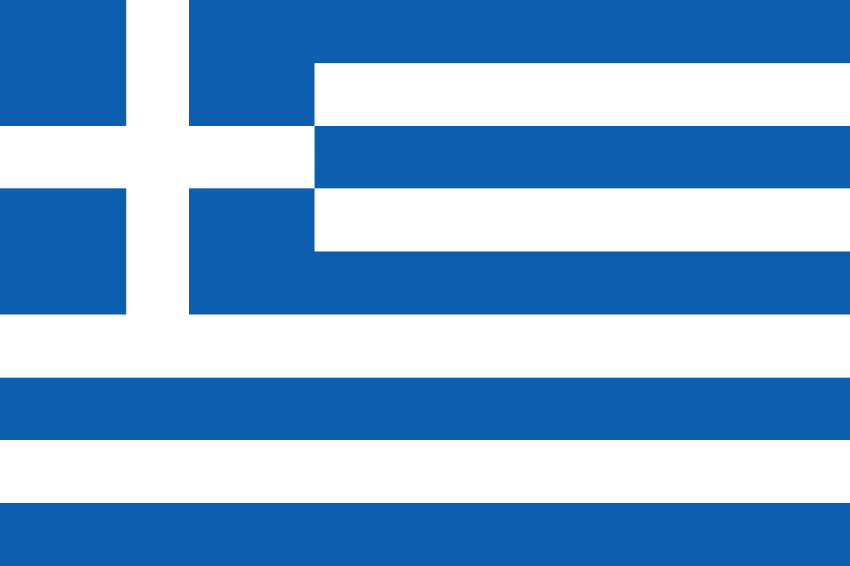 Flag of Greece - The national flag of Greece, popularly referred to as the Blue-and-White or the Cyan-and-White, is officially recognised by Greece as one of...