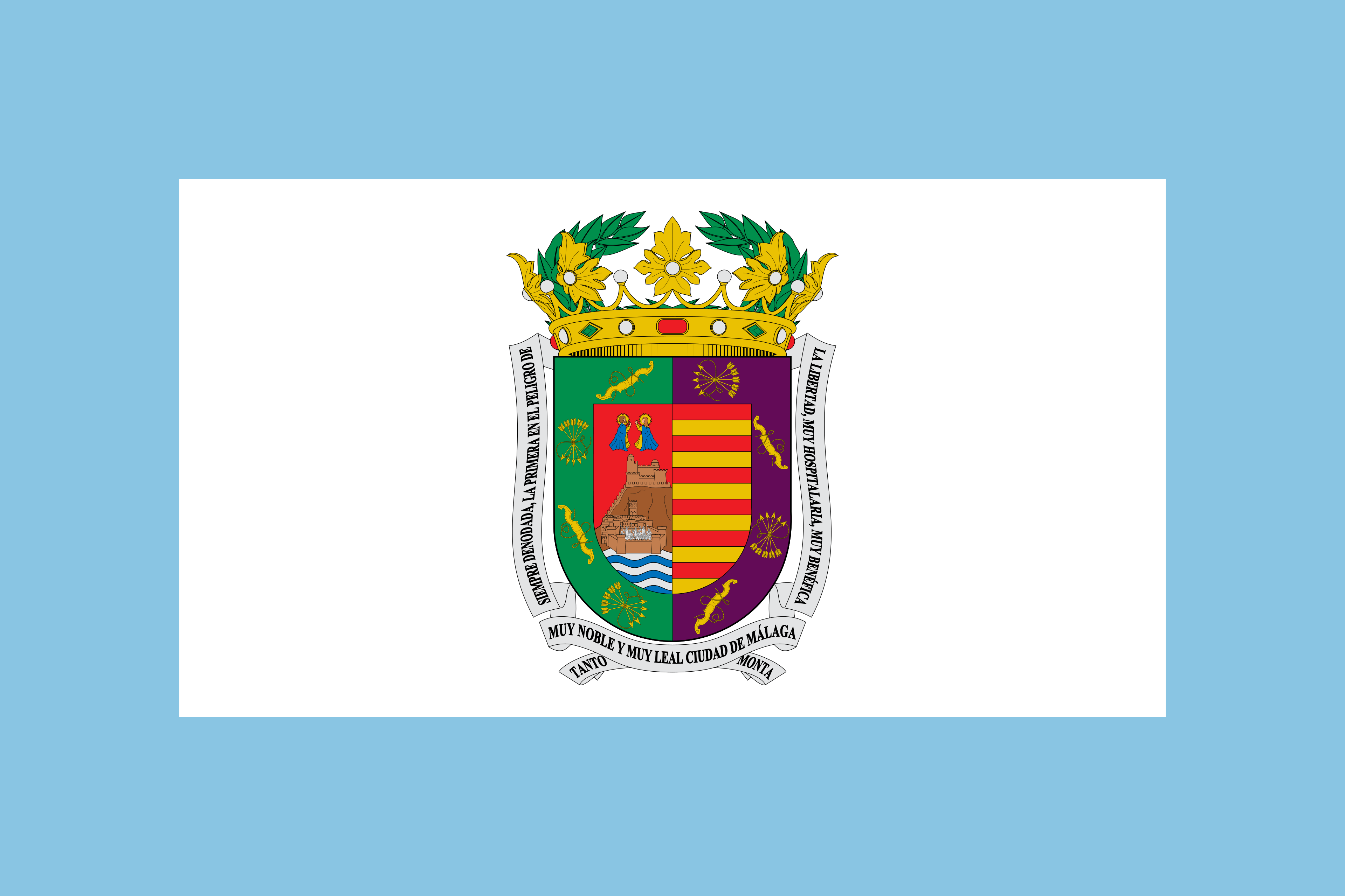 Flag of Málaga