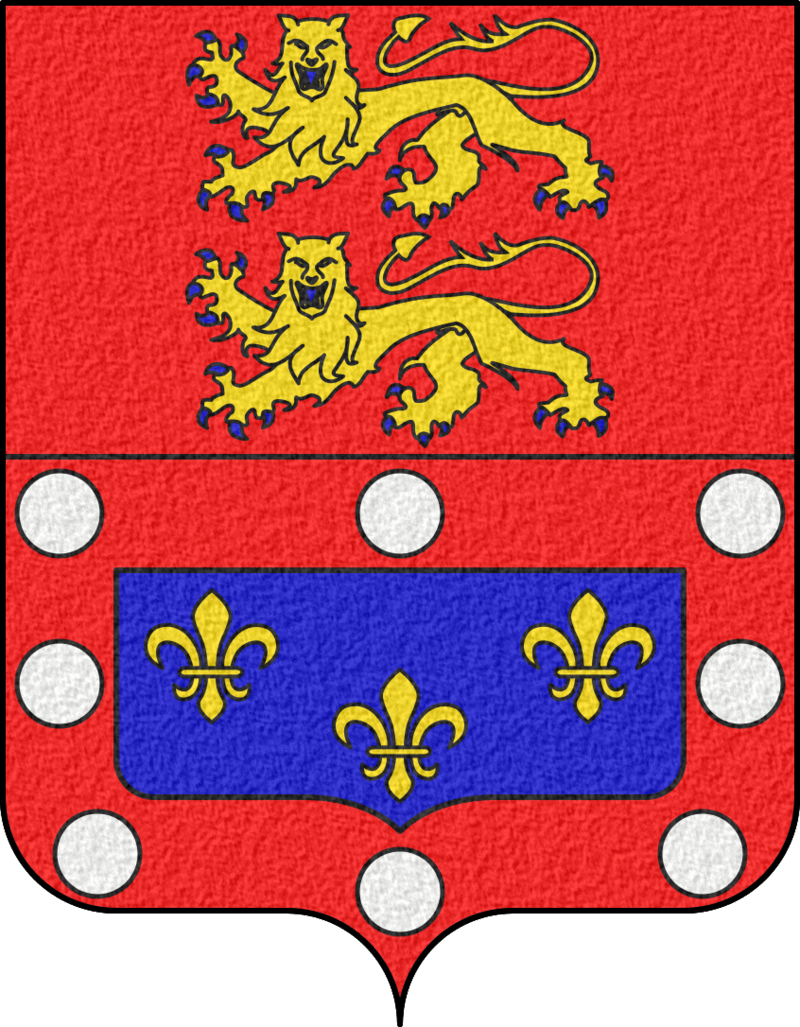 Coat of Arms of Orne - Orne is a department in the northwest of France, named after the river Orne.