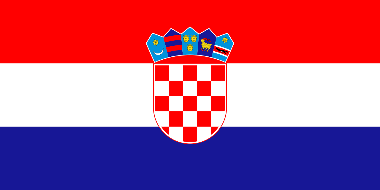 Flag of Croatia - The national flag of the Republic of Croatia, also known in Croatian as the Tricolor or the Red-white-blue (Crven-bijeli-plavi), is one of...