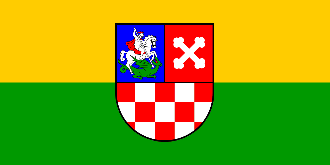 Flag of Bjelovarsko-bilogorska županija