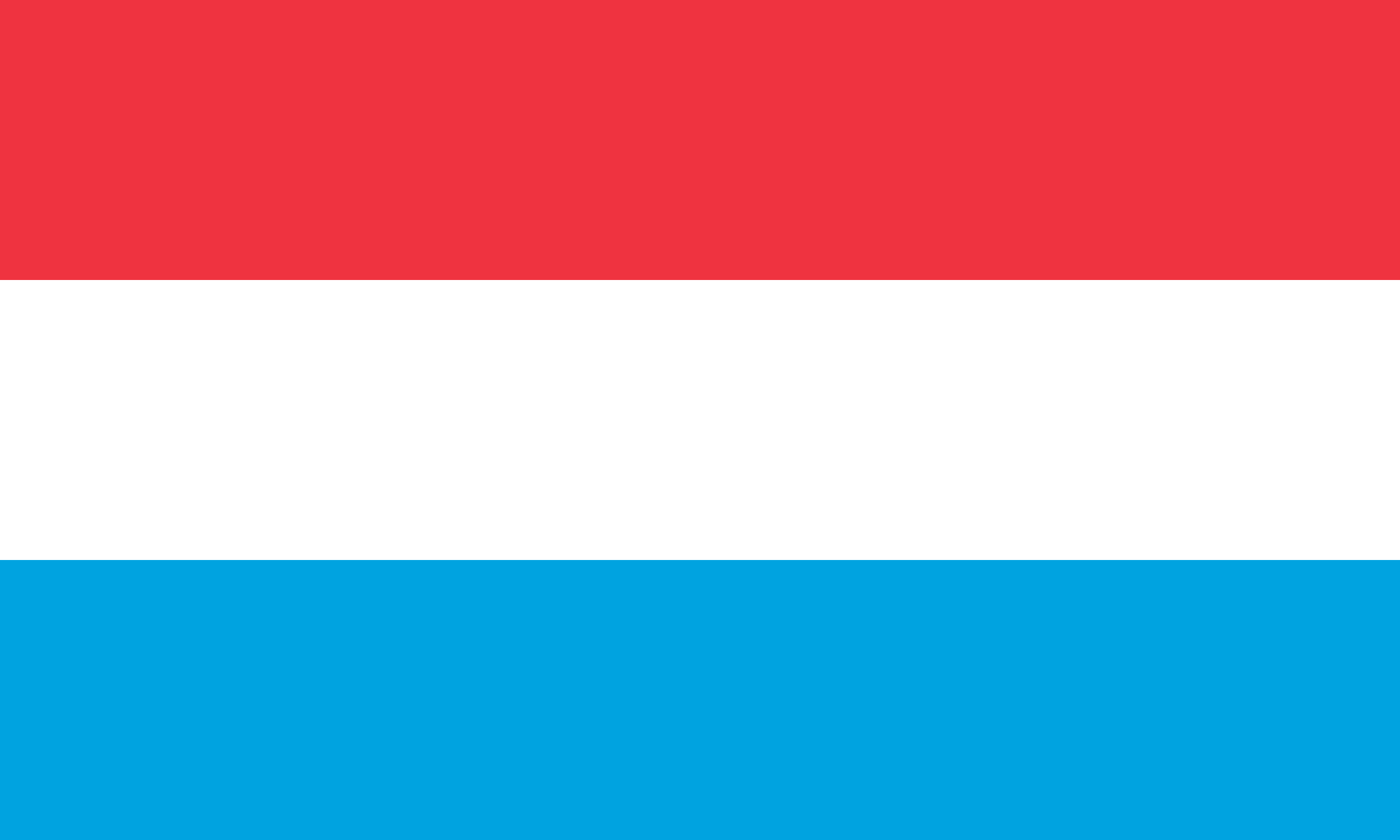 Flag of Luxembourg - The national flag of Luxembourg is a tricolour flag, that consists of three horizontal stripes; watermelon red, white and light blue,...