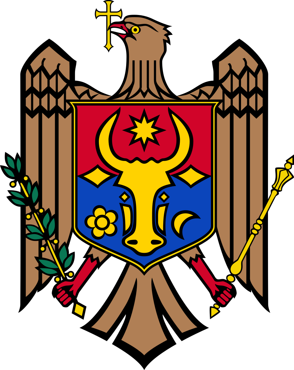 Coat of Arms of Moldova - The coat of arms of Moldova is the national emblem of the Republic of Moldova.