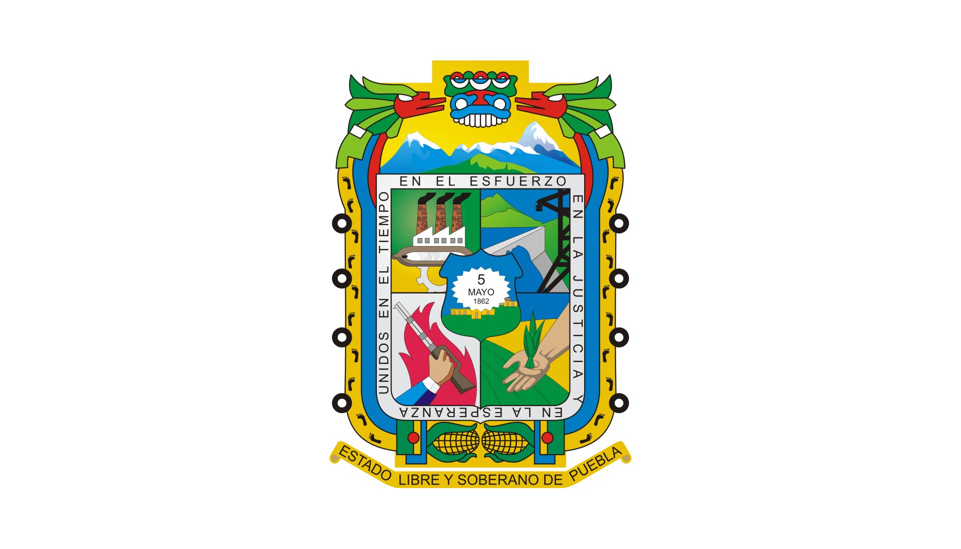 Flag of Puebla