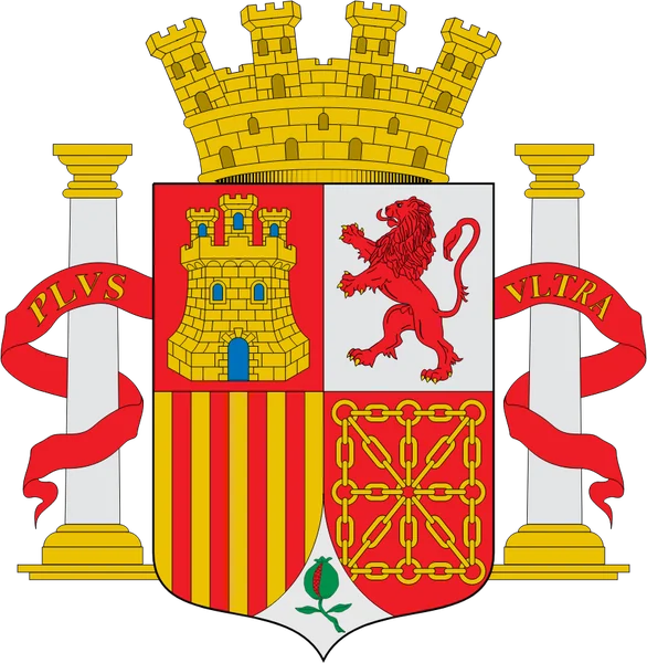 Escudo de la Segunda República, con la corona mural