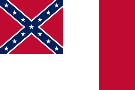 The Blood-Stained Banner: the Stainless Banner with a broad red bar added at the fly