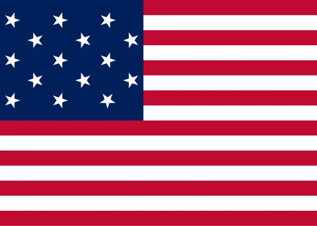 The 15-star, 15-stripe flag that flew over Fort McHenry in 1814