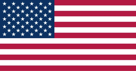 The current 50-star flag of the United States