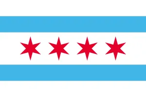 Flag of Chicago, Illinois