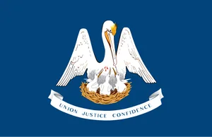 Flag of Louisiana (Pelican State)